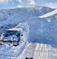 Malatya'da kara gömülen araç bulundu