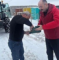 Malatya'da karla mücadele çalışmaları devam ediyor