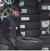 Malatya'da Kış Lastiği Yoğunluğu Başladı