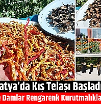 Malatya'da kış telaşı başladı: Balkonlar ve damlar rengarenk kurutmalıklarla doldu