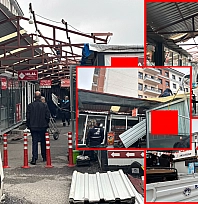 Malatya'da konteyner çarşıda tahliye başladı: 63 esnaf taşınıyor!
