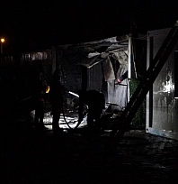 Malatya'da konteyner kentte yangın paniği: Aile son anda kurtuldu!