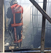 Malatya'da konteynerde yangın