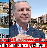 Malatya'da Kura Heyecanı Dorukta: Yılın Son Kurası Çekiliyor