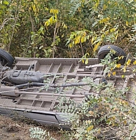 Malatya'da minibüs devrildi: 3 yaralı