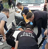 Malatya'da motosiklet kazası: Sürücü ağır yaralandı