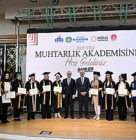 Malatya'da muhtarlar mezun oldu