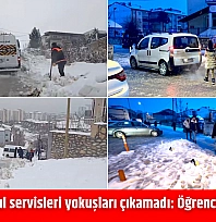 Malatya'da okul servisleri yokuşları çıkamadı: Öğrenciler yolda kaldı