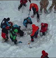 Malatya'da olası afetlere hazırlık: Çığ tatbikatı gerçeği aratmadı
