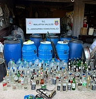 Malatya'da Operasyon: Bin 230 Litre Ele Geçirildi