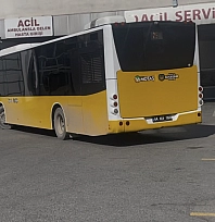 Malatya'da otobüs şoförü zamanla yarıştı!