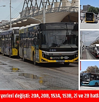Malatya'da otobüs yerleri değişti: 20A, 20B, 153A, 153B, 2İ ve 2B hatları nereye taşındı?