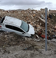 Malatya'da otomobil takla attı: 5 yaralı