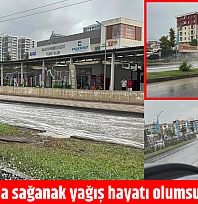 Malatya'da sağanak yağış hayatı olumsuz etkiledi