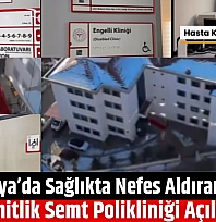 Malatya'da Sağlıkta Nefes Aldıran Adım: 10 Ünitlik Semt Polikliniği Açılıyor