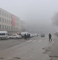 Malatya'da sis etkili oldu