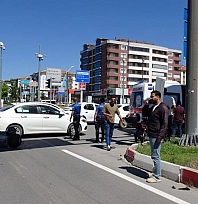 Malatya'da sivil polis aracı ile motosiklet çarpıştı: 1 yaralı