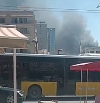 Malatya'da TOKİ Şantiyesinde Korkutan Yangın: Dumanlar Şehrin Üstünü Kapladı