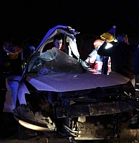 Malatya Elazığ Yolunda Kaza!: 1'i ağır 2 yaralı