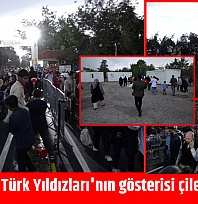 Malatya'da Türk Yıldızları'nın gösterisi çileye dönüştü
