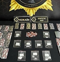 Malatya'da uyuşturucu operasyonu: 3 tutuklama