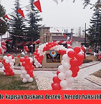 Malatya'da vekille kapışan başkana destek: 'Nerede haksızlık varsa oradayız'