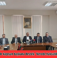 Malatya'da vekille kapışan başkana destek: 'Nerede haksızlık varsa oradayız'