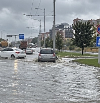 Malatya'da yağış hayatı felç etti