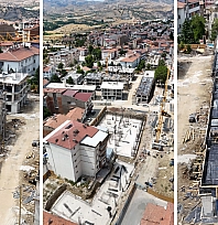 Malatya'da Yeni Çarşı Projesi'nde inşaat yükseliyor! İşte çarşının son hali