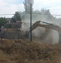 Malatya'da yıkım çalışmaları başladı