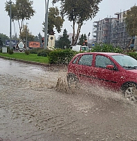 Malatya'da yollar göle döndü!