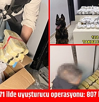 Malatya dahil 71 ilde uyuşturucu operasyonu: 807 kişi tutuklandı