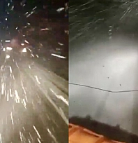 Malatya–Kayseri Karayolunda Kar Yağışı Etkili Oluyor