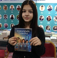 Malatya Kitap Fuarı'nın en genç yazarı Erva!