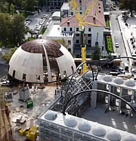 Malatya'nın simgesi yeniden ayağa kaldırılıyor: Ana kubbe yerine yerleştirildi