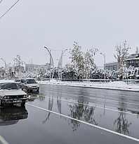 Malatya'nın yüksek yerleri beyaza büründü! Hava sıcaklığı 5 derece düştü...