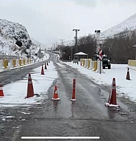 Malatya Sivas yolu trafiğe kapatıldı