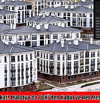 Malatyalılar dikkat! Malatya'da TOKİ'den kabul ve ret mesajları gönderildi