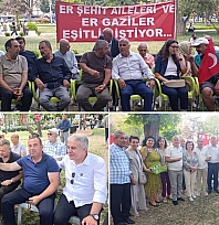 Malatyalılardan Güvenpark'ta gazi ve şehit ailelerine kayısı desteği