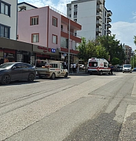 Merdivenden düşen kişi yaralandı