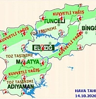Meteoroloji'den kuvvetli yağış uyarısı