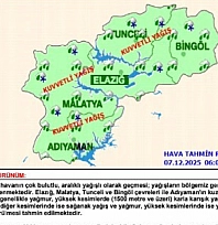 Meteorolojiden kuvvetli yağış uyarısı