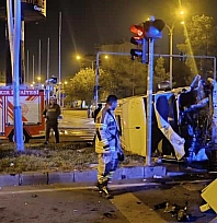 Minibüs devrildi: 4 yaralı