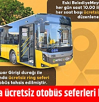 MOTAŞ Duyurdu! Malatya'da ücretsiz otobüs seferleri başlıyor…