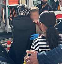 Motosiklet çocuğa çarptı