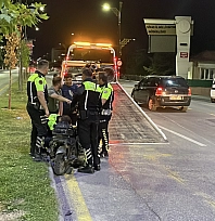 Motosiklet ile elektrikli bisiklet çarpıştı: 2 ağır yaralı