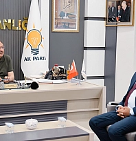 MTSO Başkan Adayı Boyraz'dan AK Parti İl Başkanı Bakan'a ziyaret etti