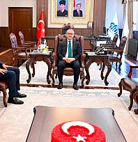 MTSO Başkan Adayı Boyraz'dan Vali Yavuz'a ziyaret