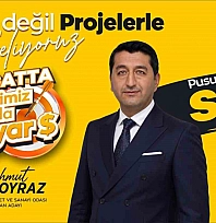 Mahmut Boyraz'ın seçim pusulası sarı renk oldu