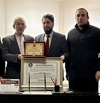 Müftüye fahri hemşehrilik beratı